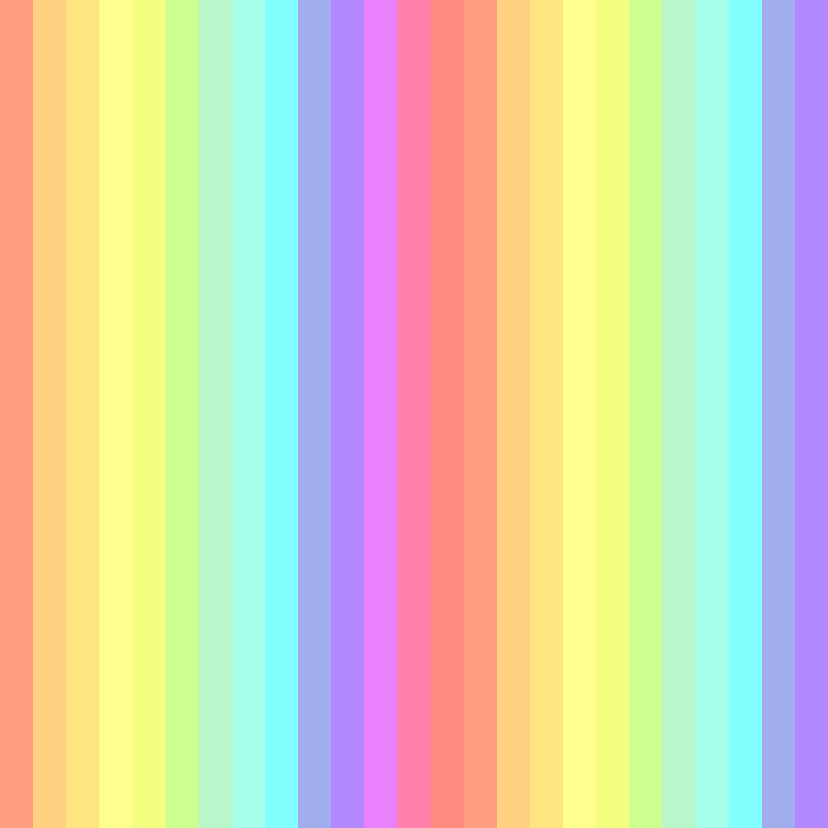 A rainbow bar with rounded corners